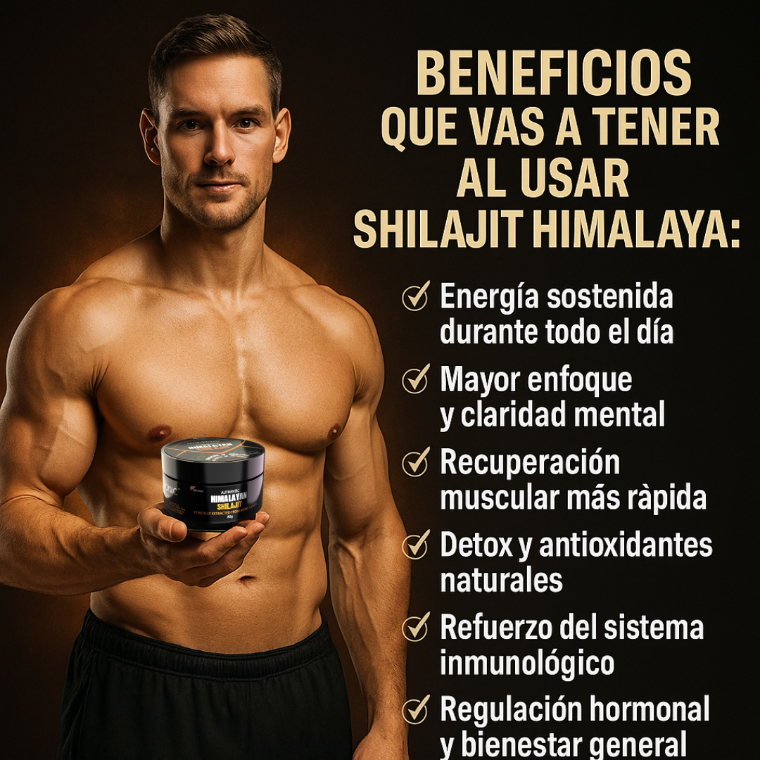 Shilajit del Himalaya™ ORIGINAL - POTENCIADOR SEXUAL