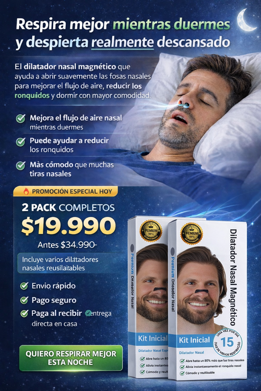 Dilatador Nasal Magnético  OFERTA 2X1