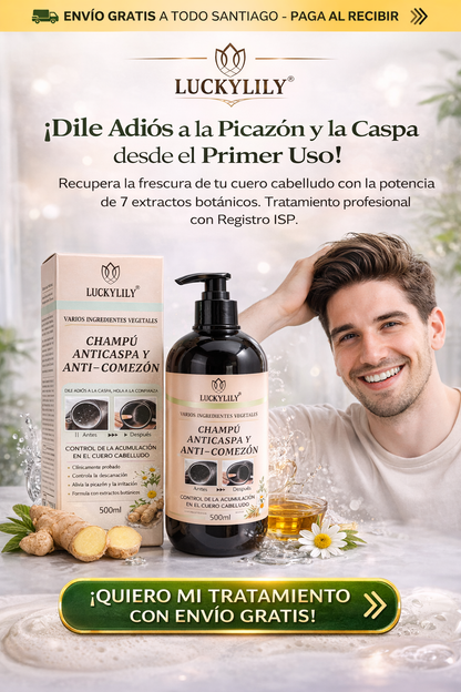 Controla la caspa y vuelve a sentir tu cuero cabelludo saludable