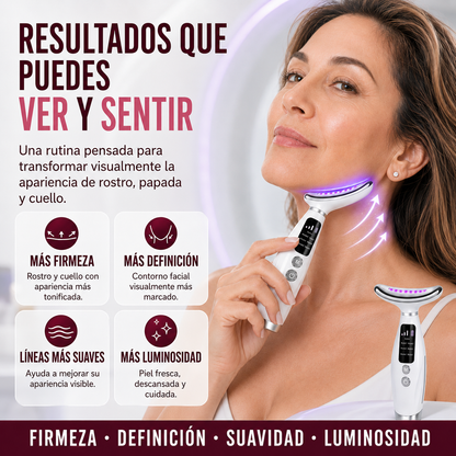 El secreto para un rostro firme y rejuvenecido -  Masajeador Facial 4 en 1