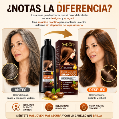 Shampoo Pinta Canas - Despídete de la canas desde casa y dale un brillo a tu cabello