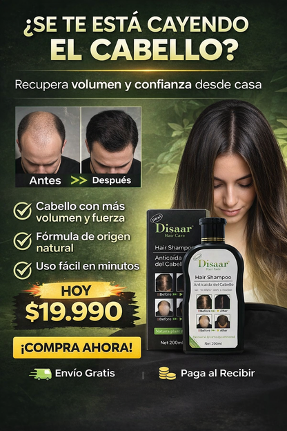 Shampoo Anticaída®- Recupera y detiene la caída del cabello.