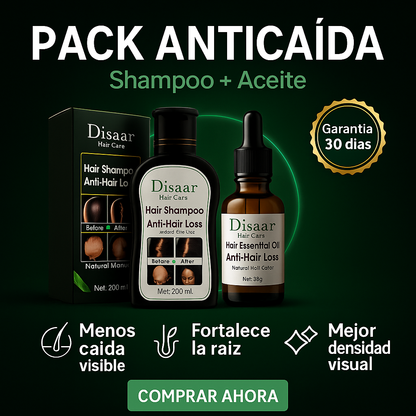 Pack Capilar Batana – Detén la Caída y Activa el Crecimiento Natural en 7 dias