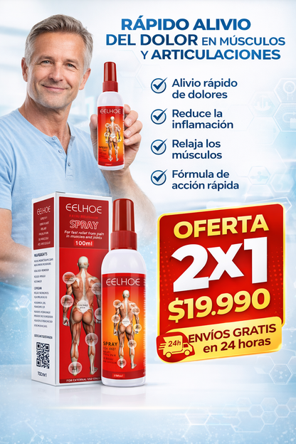 Spray Relief - Alivia el dolor Muscular y Articulaciones