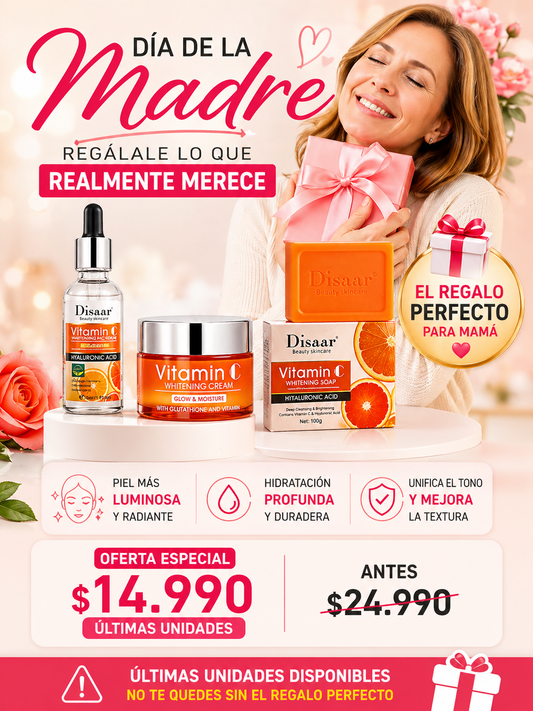 Pack Facial Vitamina C – Rutina Completa en 3 Pasos