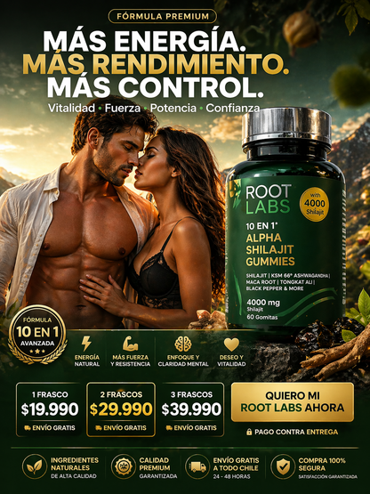 Root Labs Alpha Shilajit Gummies