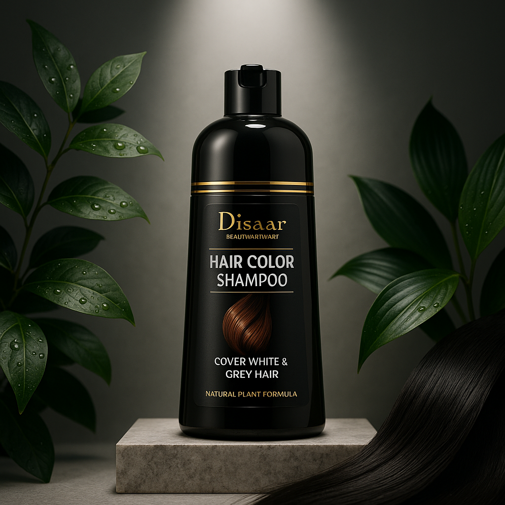 Shampoo Disaar® – Fórmula 100% Natural que Cubre las Canas en 8min