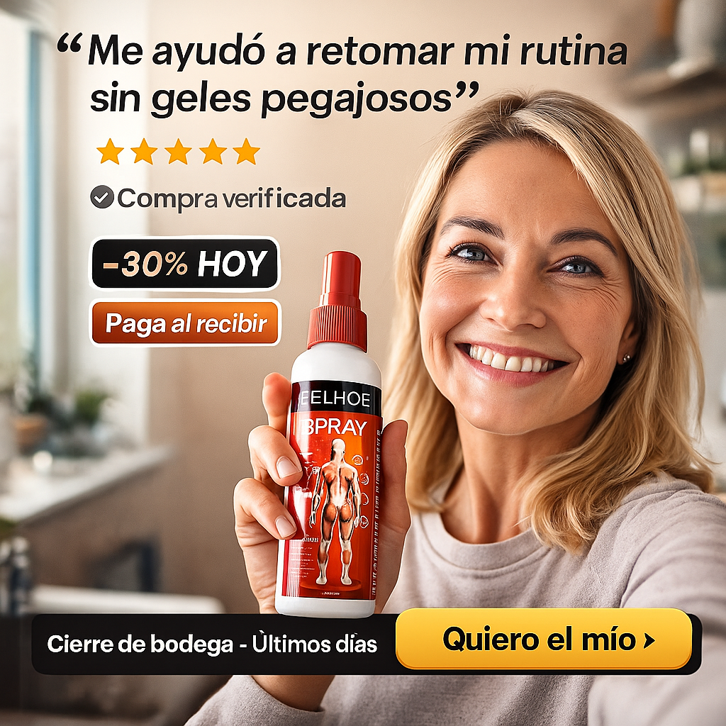 ELEHOE™ Analgésico Muscular - alivia el dolor en minutos. BLACK FRIDAY