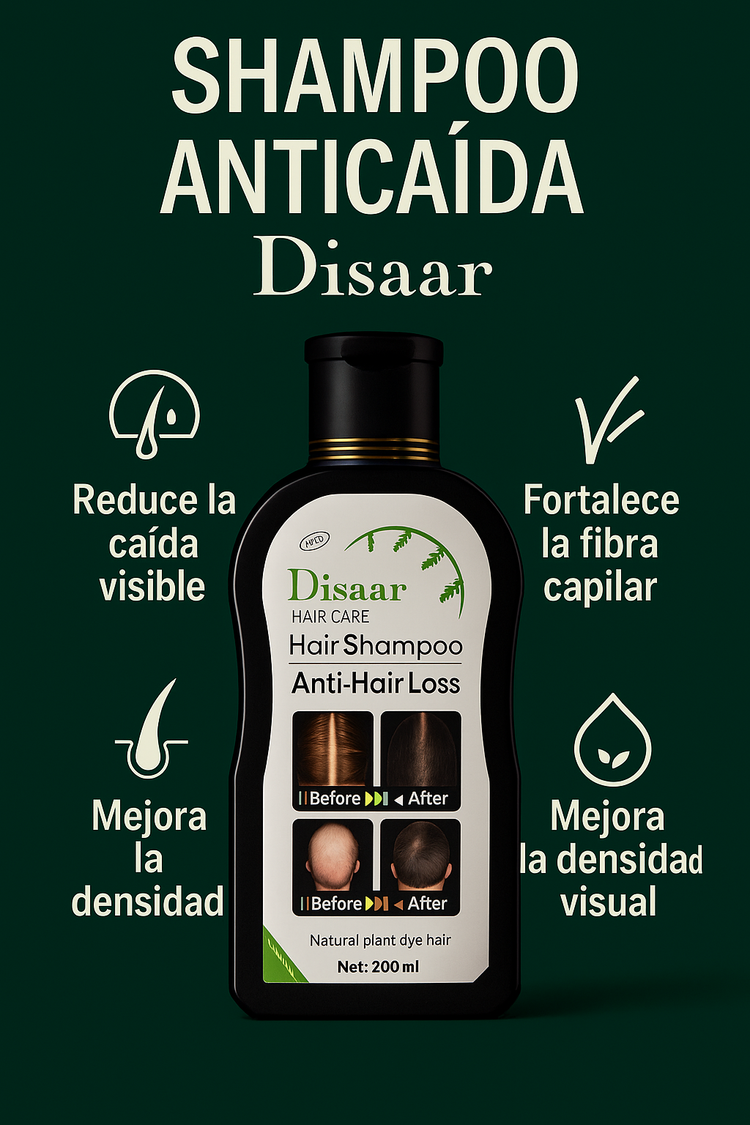 Shampoo Anticaída®- Recupera y detiene la caída del cabello.