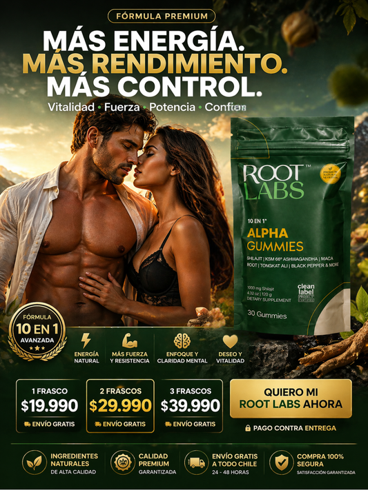 Root Labs Alpha Shilajit Gummies